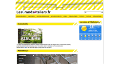 Desktop Screenshot of lesgrandsateliers.org